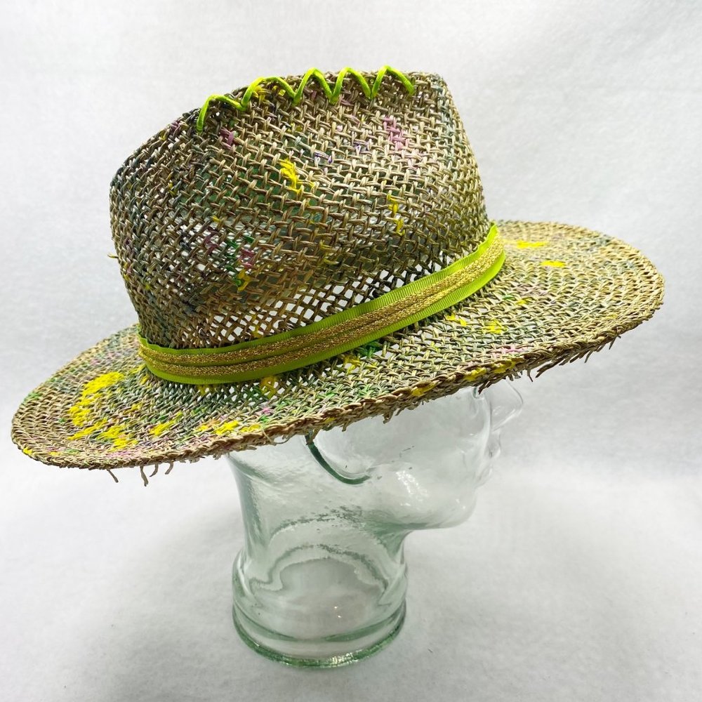 Paint Splatter Straw Rancher OS - Picture 7 of 11